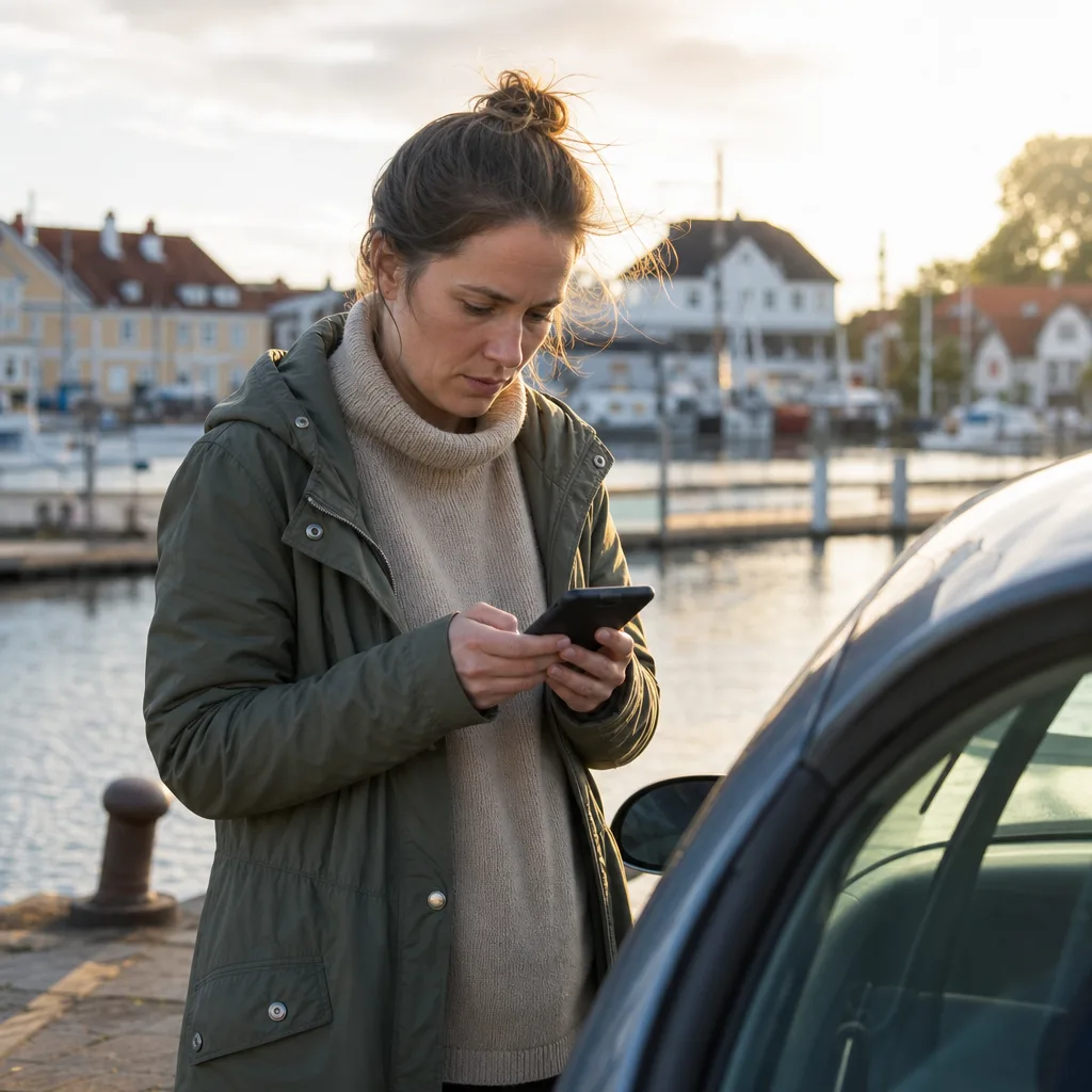 Skadeanmälan görs i mobilen efter krock